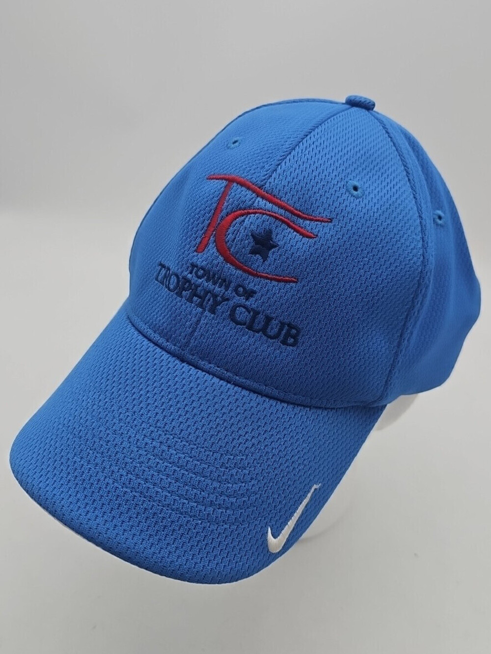 Nike Dri-FIT Hat Blue Trophy Club Texas Texas Star Adjustable Cap Golf L-xl Rare